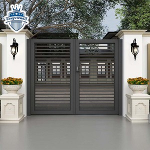 Einfaches Hauptdesign für Hausgrills mit Doppelschwingtür aus Aluminium für kleine Villen - Product Image 2