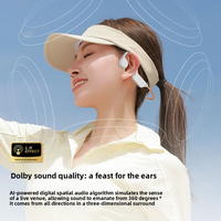 Casque intra-auriculaire X7s IPX8 étanche à conduction osseuse V5.4 avec LED, suppression du bruit ENC, pour la natation et le surf, lecteur MP3 sous-marin 32 Go
