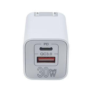Nueva llegada <span class=keywords><strong>2023</strong></span> QC3.0 UE EE. UU. Enchufe Cargador de carga rápida 30W Pd Gan USB C Cargador de teléfono de pared Tipo C Productos más vendidos <span class=keywords><strong>2023</strong></span> - Product Image 2