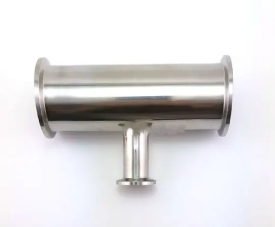 Tee sottovuoto in acciaio inox KF/ISO/CF