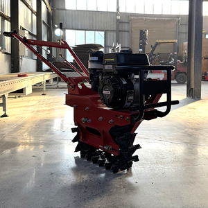 Đa Chức Năng Tay Đẩy Tiller Tu Chuỗi Theo Dõi Xăng Tu 170 Mini Bánh Xe Cày Nông Nghiệp Tiller Máy - Product Image 4