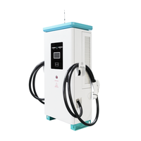Stations de charge au sol Pile de charge 120Kw CCS Modem EV Chargeur avec câble de charge de refroidissement par eau
