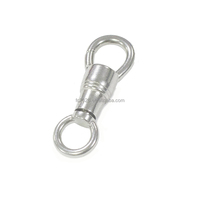 Fermoir à ressort rotatif à 360 degrés en acier inoxydable en forme de goutte d'eau pour collier amulette thaïlandaise, accessoires de bijoux DIY