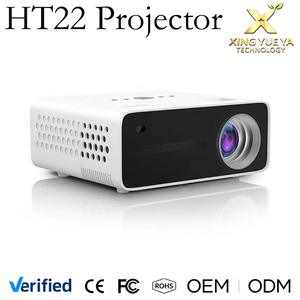 โปรเจคเตอร์แอนดรอยด์4K HT22เครื่องฉายอัจฉริยะ Wi-Fi BT5.0 1080P Full HD Video Beamer แบบพกพาโฮมเธียเตอร์ระบบความบันเทิง - Product Image 1