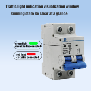 MCBミニチュア回路ブレーカ2P AC 230/400V 16A 20A 25A 32A 63A電気回路ブレーカDINレール取り付け - Product Image 6