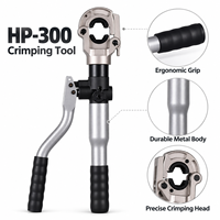 Pince à sertir hydraulique manuelle portable HP300 pour bornes en cuivre et aluminium