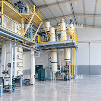 Ligne de production d'huile de soja, usine d'extraction par solvant avec récupération de solvant et torréfaction des alvéoles