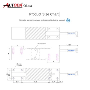Máy cân kiểm tra bàn lớn Ouluda AT8539 tốc độ cao, độ chính xác cao, độ chính xác 0,03%, lắp đặt điểm đơn, cảm biến cân phân loại - Product Image 2