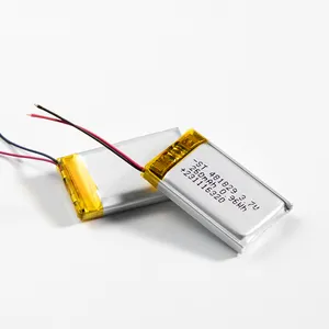 La batterie d'ion de lithium rechargeable de la coutume 481829 260mAh d'OEM pour des batteries de Lipo des lumières 3.7V de LED