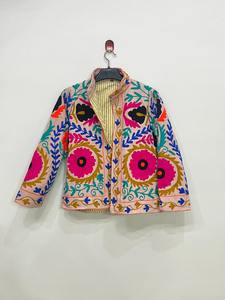 Chaleco Largo Impermeable de Invierno Suzani para Mujer, Holgado y Cómodo, Talla XXL, Talla Única, Proveedor de la India - Product Image 4