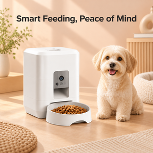 Comedero Automático para Gatos con WiFi, Cámara Remota, Comidas Programadas y Opciones de Color Negro o Blanco - Product Image 3