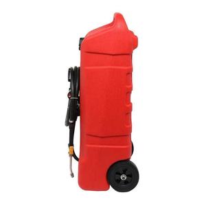 14ガロンポータブル燃料移送ガスキャディタンク12V電動ポンプコンテナローリングホイール - Product Image 4