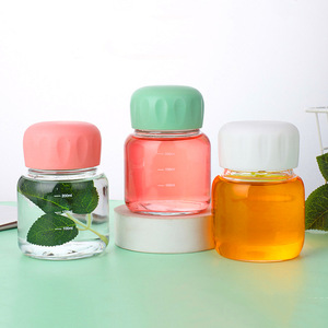 Bebida Limonada Suco Hot Boba Bubble Chá Leite Vidro Copo De Café Portátil com Tampas - Product Image 1