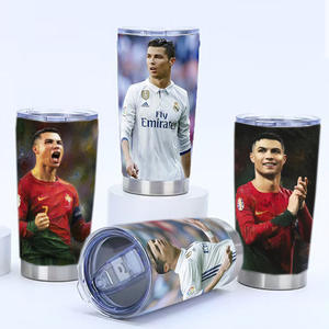 Gobelet isotherme en acier inoxydable 20 oz pour voiture, avec impression CR7, pour <span class=keywords><strong>la</strong></span> <span class=keywords><strong>Coupe</strong></span> du Monde 2026, pour les fans <span class=keywords><strong>de</strong></span> football, pour café et bière - Product Image 2