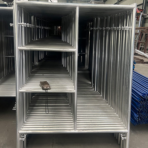 Échafaudage en H de style industriel pour la construction de façades d'escaliers en acier Cadre d'échelle au design moderne pour la construction d'hôtels - Product Image 2