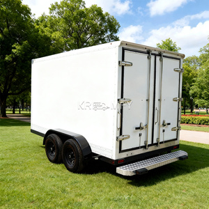 Camion de vente ambulante moderne, remorque frigorifique, fourgonnette alimentaire, semi-chambre froide, congélateur extérieur - Product Image 2