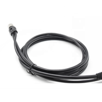 커넥터 공급업체 M12 커넥터 용접 9핀 암 플러그 - RJ45 CAT 6A IP67 방수 커넥터 케이블