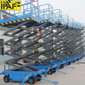 Elevador de tijera hidráulico portátil Plataforma de elevación de tipo auxiliar para caminar 6m 8m 10m 12m - Product Image 3