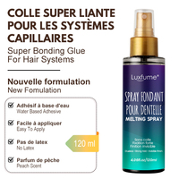 Spray Fixateur Extrême pour Perruques Lace Front Sans Colle - Effet Fondant Parfait