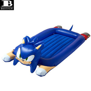 Lit de voyage gonflable <span class=keywords><strong>Sonic</strong></span> the Hedgehog pour enfants, matelas pneumatique floqué portable pour tout-petits, lit gonflable pour la maison, le camping en plein air - Product Image 3