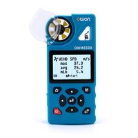 Anémomètre intelligent OWON OWM5500, mesure de la vitesse du vent, du volume d'air, de la température et de l'humidité