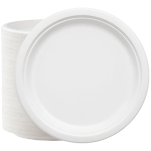 Sugarcane Bagasse <b>Plates</b> 6 9 Inch Compostable <b>Disposable</b> <b>Plates</b> for Restaurant Catering - Product Image 1