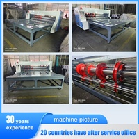 Machine semi-automatique de découpe et d'impression à alimentation par chaîne pour la fabrication de boîtes en carton ondulé et les usines d'emballage