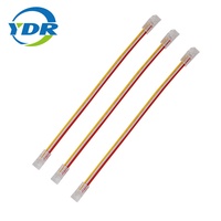 Konektor Adaptor Strip LED SMD/COB 2/3/4/5pin 5/8/10mm Klip Inti Tembaga Kabel Isolasi Karet Elektronik