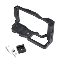 FEICHAO Cage de stabilisation en alliage d'aluminium avec support griffe froide pour appareil photo Canon EOS M6 Mark II