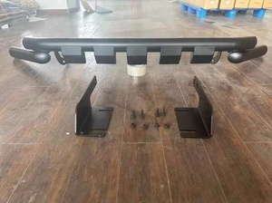 Paraurti Anteriore in Ferro all'Ingrosso per <span class=keywords><strong>Ford</strong></span> <span class=keywords><strong>Ranger</strong></span> T9 2023 2024, Barra Anteriore a Doppio Strato V2 con Rivestimento in Polvere Nera - Product Image 4