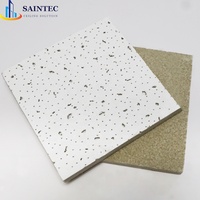 Plaques de plafond acoustiques modernes, imperméables, insonorisées, ignifuges, isolantes thermiques, en laine minérale blanche, certifiées ISO9001, 5 ans et plus