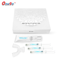 Gel blanqueador dental sin peróxido, paquete de lujo, kit de pasta dental