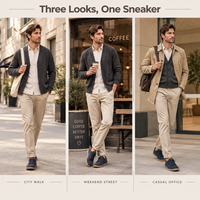 Sneakers de luxe pour hommes RADOLFA modèle 4D29-1-3, en cuir de vachette véritable, style designer, semelle en caoutchouc, confortables