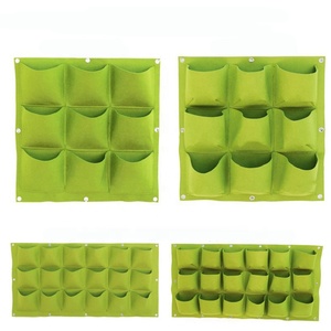 ถุงปลูกพืชทำจากผ้าแบบพกพาเป็นมิตรกับสิ่งแวดล้อมสำหรับปลูกต้นไม้ในแนวตั้งกลางแจ้งวัสดุสำหรับสัตว์เลี้ยง - Product Image 6