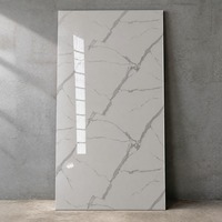 Autocollant mural en marbre pour cuisine, film PVC auto-adhésif imperméable pour rénovation et amélioration budgétaire de cuisine en location