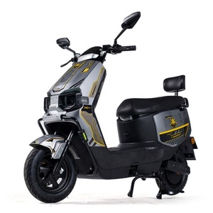 Nueva Motocicleta Eléctrica de Doble Lámpara, Scooter Eléctrico con Neumáticos Gruesos de 10 Pulgadas, Batería de 60V, Motocicleta Eléctrica de 1200W para Reparto - Product Image 2