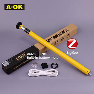 Tuya มู่ลี่1.8Nm แบตเตอรี่ลิเธียม AM28-ES-<span class=keywords><strong>EZ</strong></span> ขนาด28มม. ม้วนมู่ลี่แบบชาร์จไฟได้มอเตอร์ A-<span class=keywords><strong>OK</strong></span> โอเค - Product Image 1