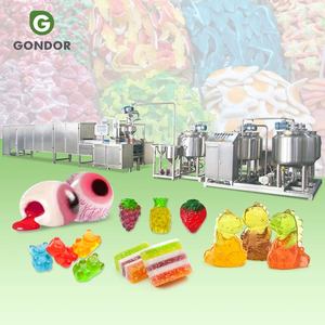 Máquina de depósito de caramelos de gelatina (gummy) para la fabricación de bonbons y caramelos de gelatina con centro de relleno, equipo de línea de producción de origen alemán. - Product Image 1