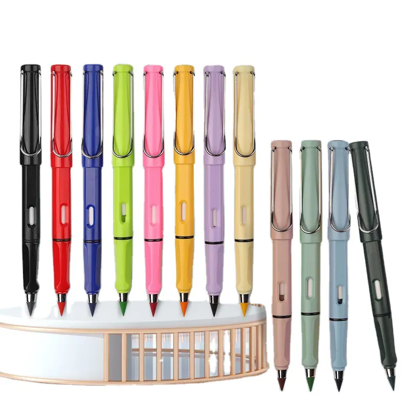 Pensil warna khusus tanpa tinta 12 warna tidak terbatas dapat dihapus pensil warna personal untuk menggambar