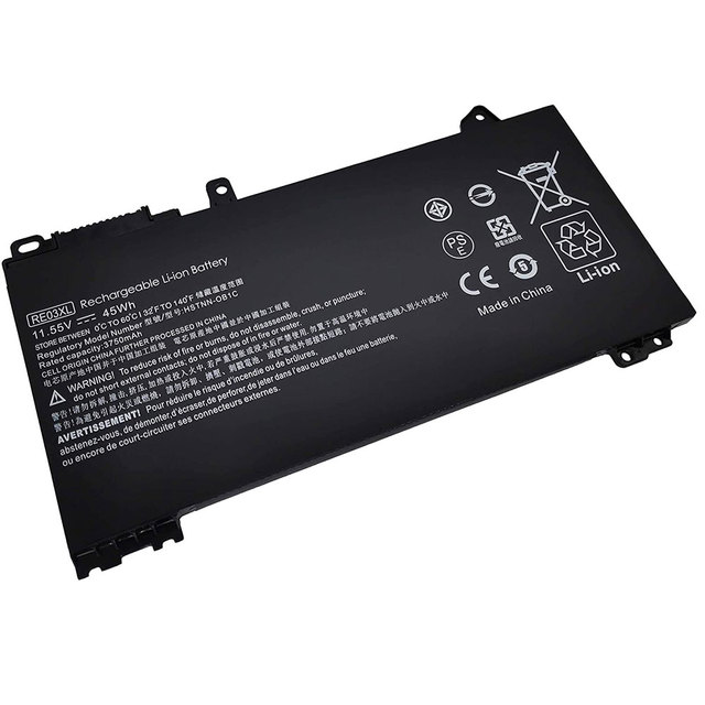 RE03XL Laptop Battery for ProBook 430 440 445 450 G7 Series HSTNN-OB1C L32407-AC1 L32656-005 10.8V 45Wh Stock