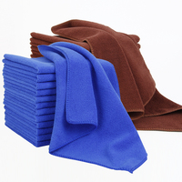 Logo personnalisé Serviette de lavage de voiture en microfibre à séchage rapide et accessoire de tissu de polissage technique tissé