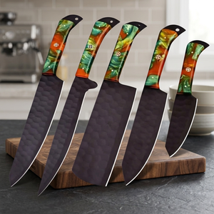 Latest Cooking <b>Knife</b> <b>Set</b> Durable Stainless Steel Blades High Quality Kitchen Tasks Chef <b>Knife</b> <b>Set</b> Available At Wholesale Rate - Product Image 3