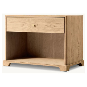 Table de chevet GENEVIEVE RHMAKER FURNITURE – Table de chevet moderne de luxe avec tiroir pour chambre à coucher - Product Image 6