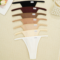 Sous-vêtements pour femmes, string en coton, bragas, culotte, tanga, bikini rayé, string pour femmes