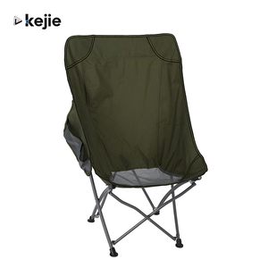 Kejie Outdoor Furniture Moon Chair Lightweight Portable Folding <b>Camping</b> Fishing Beach <b>Storage</b> Modern Design 600D Fabric - Product Image 1