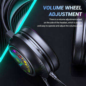 SOREX SH-01 Wired USB Gaming <strong>Headset</strong> 7.1 Surround Sound Computer Headphones with Mic for Desk Laptop - Product Image 3
