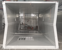 Maisons préfabriquées approuvées CE en acier léger à faible coût Maison mobile préfabriquée en conteneur pliable portable de 20 pieds