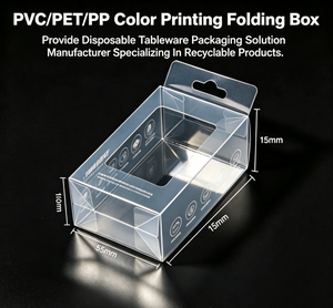 Factory Wholesale Customized PVC/PP/<b>PET</b> Transparent Plastic Box Packaging with 0.2-0.6mm Thickness for Toy Gift Packagiungf - Product Image 6