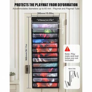 Wholesale Capacity for 13 Layer Card Game Tube, Transparent Plastic Slot, Portable TCG/RPG Table <b>Mat</b> Storage Bag for <b>Board</b> Game - Product Image 2