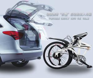 Bicicleta plegable de acero de alto carbono de 20 pulgadas al por mayor bicicletas personalizadas de velocidad variable de moda con logotipo OEM y freno en V - Product Image 5